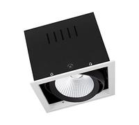 LEDVANCE Foco orientable empotrable, foco único, para iluminación general y de acento | ahorro de energía, reemplazo para 1 x 35 W HID, blanco cálido | SPOT MULTI 1 x 30 W 3000 K FL WT/BK