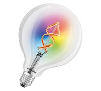 LEDVANCE Forma clásica de globo con estilo de filamento con tecnología WiFi, 4,5 W, blanco cálido, E27, 1 paquete