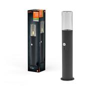 LEDVANCE ENDURA CLASSIC FIGO CYL Außenleuchte, Wandleuchte, dunkelgrau, 49 cm, Edelstahl, einfache & schnelle Installation, IP44, Bewegungsmelder, Tageslichtsensor, flexible Anwendung im Außenbereich