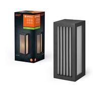 LEDVANCE Iluminación exterior ENDURA CLASSIC RADICK W, luz de pared, toma E27, gris oscuro, aluminio, instalación fácil y rápida, difusor esmerilado, tipo de protección IP65, para la zona exterior