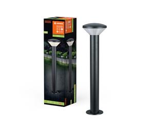 LEDVANCE Iluminación exterior ENDURA HYBRID OLONA, iluminación híbrida, 2W, 140lm, blanco cálido, temp. color 3000K, gris, acero inox., tipo prot. IP44 e IP67, energía solar y funcionamiento en red