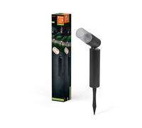 LEDVANCE Iluminación exterior ENDURA HYBRID ROTA, iluminación híbrida, 1W, 40lm, blanco cálido, temp.color 3000K, negro, plástico, tipo de protección IP44 e IP67, energía solar y funcionamiento en red