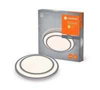 LEDVANCE Lámina de techo LED de Or erlín 490 mm, plata, 36W, 4150lm, color de luz blanca cálida, distribución de luz muy homogénea, vida útil larga, módulo LED instalado permanentemente, 3000K