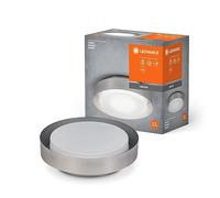 LEDVANCE Lámina de techo Madrid de Orbis 290 mm, níquel, enchufe E27, se puede equipar con una lámpara inteligente, diseño moderno de calidad, carcasa de metal, adecuado para la interior, IP20