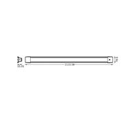 LEDVANCE lámpara colgante LED de oficina Line 840 longitud 112 cm, blanco True