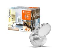 LEDVANCE Lámpara de baño SUN@HOME 110mm IP44, 7,5W, 520lm, 2200K a 5000K, control continuo, regulable, adapta automáticamente la luz al biorritmo, protección IP44, cromo