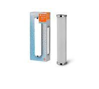 LEDVANCE Lámpara de pared de baño de baño clásico de baño de baño 455 mm, cromo, enchufes E14, se pueden equipar con lámpara inteligente, procesamiento de calidad, forma de cilindro, IP44