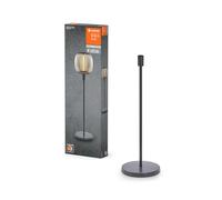 LEDVANCE Lámpara de pie decorativa con casquillo E27, soporte corto (altura 78cm), gris oscuro, con cable de alimentación de 1,8m, lámpara LED OSRAM 1906 a juego disponible por separado