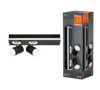 Ledvance Lámpara De Techo LED 2 Focos Pared Decor Mars Negro 29W 3100lm 3000K