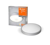 LEDVANCE Lámpara de techo LED blanco metal, 24W, 1400 LM, 2700K/4000K/6000K, controlable por Click CCT, regulable, 410 mm, lámpara de pared y techo ORBIS