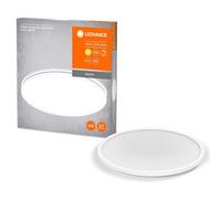 LEDVANCE Plafón ORBIS Ultra Slim 400mm, blanco, 22W, 2720lm, homogéneo, luz blanco cálido + retroiluminación, regulación en tres etapas mediante interruptor de pared, ultraplano, protección IP20