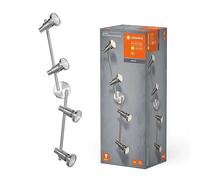 Ledvance Lámpara De Techo LED Plata 4 X 2,6W GU10 920LM Cálido Ajustable