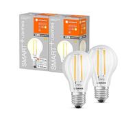 Ledvance Lámpara LED inteligente con tecnología WiFi, base E27, regulable, blanco cálido (2700K), reemplaza las bombillas de 60W, controlada por Alexa, Google Assistant y Samsung SmartThings, SMART+,