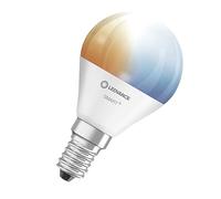 LEDVANCE Lámpara LED inteligente con tecnología WiFi, casquillo E14, regulable, color de luz regulable (2700-6500K), repuesto de 40 W, bombilla sintonizable Smart+ WiFi mini blanca, paquete de 3