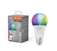 LEDVANCE Lámpara LED inteligente con tecnología WiFi, enchufe E27, regulable, color de luz cambiante(2700-6500K), colores RGB cambiables, reemplazo de 100W,SMART+ WiFi Classic Multicolour,paquete de 1