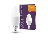 LEDVANCE Smart+ LED, ZigBee Lampe mit E14 Sockel, warmweiß, dimmbar, Direkt kompatibel mit Echo Plus und Echo Show (2. Gen.), Kompatibel mit Philips Hue Bridge
