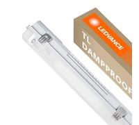 LEDVANCE Lámpara LED para ambientes húmedos, resistente a la humedad, carcasa de rendimiento, adecuada para tubo LED de 1 x 120 cm, color gris