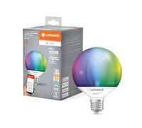 LEDVANCE Lámpara LED SMART+ MATTER, compatible con Google, Alexa, Apple, acabado esmerilado, 14W, 1521lm, base E27, función RGBW y luz blanca, app o control por voz, vida útil de hasta 20.000 horas