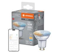 LEDVANCE Lámpara reflectora LED inteligente con tecnología WiFi, base GU10, color de luz cambiante (2700-6500K), regulable, reemplaza las lámparas reflectoras con 40W, SMART+ WiFi SPOT, paquete de 1