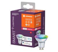 LEDVANCE Smart+ Reflektorlampe mit ZigBee Technologie, 4,9W, PAR16, Lichtfarbe RGBW einstellbar, Sockel GU10, 1er Pack