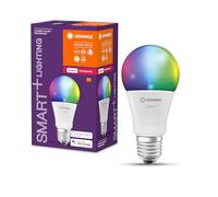 LEDVANCE Lámpara Smart+ con tecnología ZigBee, 9W, A60, mate, base E27, color de luz RGBW ajustable, 806lm, paquete de 1