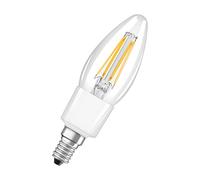 LEDVANCE Lámpara Smart LED, Bluetooth, E14, regulable, blanco cálido (2700 K), reemplaza lámparas incandescentes 40W, controlable con Google y Alexa Voice Control, SMART+ BT Filament Dim, paquete de 1
