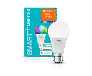 LEDVANCE Lámpara Smart LED con Bluetooth, B22d, color de luz cambiante (2700-6500K), colores RGB cambiables, controlable con Alexa, Google y Apple Voice Control, SMART+ BT CLA60 MULTICOLOUR