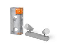 Ledvance Lámpara Techo LED Plafón Pared Spot Pear Gris 2 luces GU10 2x4,3W