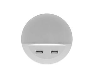 Ledvance - Lamparita de noche de policarbonato 13W, color blanco, USB