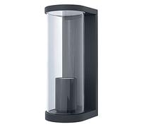 LEDVANCE LED Aplique de pared para 1x E27, luminaria de diseño para exterior para iluminación directa en forma de tubo, fabricada en aluminio y cristal de calidad, ENDURA TUBULAR Wall E27
