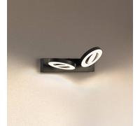 LEDVANCE LED downlight Saturn, CCT, 2 luces largo, negro