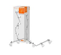 LEDVANCE LED Foco, foco de 6 llamas de calidad fabricado en aluminio, apto para paredes y techos interiores, lámparas reemplazables G9 de 2W incluidas, blanco cálido (2700K), LED SPOT G9 6x2W