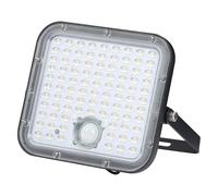 LEDVANCE LED-Solar-Außenleuchte Endura Outdoor schwarz mit Flutlicht und Solar-Panel, 5 m langes Kabel, mit Fernbedienung und PIR-Bewegungsmelder, 30 W, 4500 lm, 840, 4000 K Lichtfarbe, EEK A