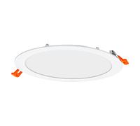 LEDVANCE LED SPOT Ø 8,6cm, foco empotrado con ángulo de 38° para uso interior, regulable, 4W, 3000-6500K, luz RGB hasta 16 millones de colores, 300 lúmenes, diseño plano, blanco