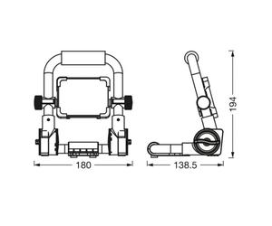 LEDVANCE LED-VANCE LED-Worklight Value R-Stand foco 10W