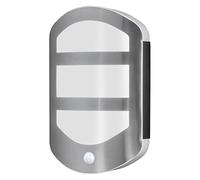 LEDVANCE LED Wand- und Deckenleuchte, Design Leuchte in flacher Optik für Außen mit Bewegungsmelder, Warmweiß (3000K), 13W, ENDURA STYLE PLATE WALL SENSOR