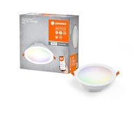 LEDVANCE Luminaria: para techo, SMART RECESS DOWNLIGHT TW AND RGB / 12 W, 220…240 V, ángulo de radiación: 110, Tunable White, 2700…6500 K, material del cuerpo: polyprophylene (pp)/polyamid, IP20