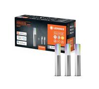 LEDVANCE Luz de jardín LED inteligente con tecnología WiFi, extensión por 3 mini postes de jardín para exterior, colores RGB intercambiables, compatible con Google y Alexa, SMART+ WIFI GARDPOLE MINI