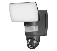 LEDVANCE Luz LED de seguridad inteligente con cámara integrada, focos para exterior con tecnología WiFi, control mediante aplicación de teléfono móvil posible, blanco cálido (3000K), SMART+ WIFI FLOOD