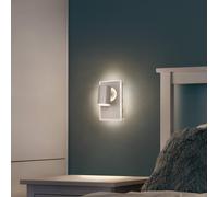 LEDVANCE Mars foco de pared LED, 2 luces, 1 foco, blanco True