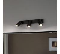 LEDVANCE Octagon Foco LED, atenuable, 3 luces, negro