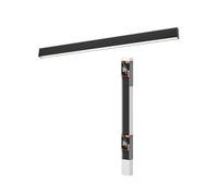LEDVANCE Office Line Cuboid, plafón de oficina lineal, 30 W, 3100 lm, 4000 K, 840 blanco frío, regulable en 3 niveles, aluminio negro, IP20