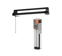 LEDVANCE Office Line Luz LED giratoria doble para estación de trabajo, negro, 24W, 2700lm, blanca fría que mejora la concentración, cuerpo de lámpara giratorio, larga vida útil, IP20, 4000K