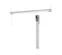 LEDVANCE OFFICE LINE suspendida para oficina con interruptor de tirador en color blanco, 1,1 m de largo, 41 W / 3400 lm,(4000 K), diseño funcional para aplicaciones de oficina, CRI 80, IP20.