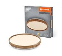 LEDVANCE OR lison aplique y techo con LED, 16W, 1000lm, 3000K, diámetro 295mm, agradable blanco cálido, regulable mediante clic, protección IP20, tornillos y tacos de montaje incluidos