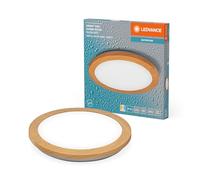 LEDVANCE OR isc Aplique/Plafón con LED, decoración madera, 22W, 1800lm,