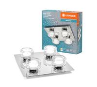 LEDVANCE OR lame aplique y techo con LED, cromo, 22W, 1400lm,