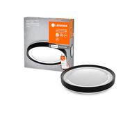 LEDVANCE OR ARVIN SMART+ WiFi lámpara Ø 48cm, lámpara de techo LED regulable para uso interior, temperatura de color de 2700-6500K, 3300 lumen, lámpara de diseño redondo, blanco con anillo negro