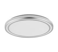 LEDVANCE ORBIS Helman lámpara de techo con LED, blanco/plateado, 36W, 2500lm, 3000K, 830 blanco cálido, diámetro 485mm, tornillos de montaje y tacos incluidos