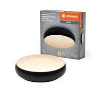 LEDVANCE ORBIS Livia LED con aro de metal, blanco y negro, 24W, 1500lm,